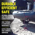 SunJack MC4 Solar Panel to Portable Power Station Adapter Cable, XT60 / Anderson / DC7909 and DC8020 (8mm) Plug Connectors, Charge Solar Powered Generator Battery (12AWG, 10FT/3M)