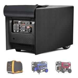 YAFFEY Generator Cover 26”L x 20”W x 20”H, Fits Most 3000-5000W Generators, Heavy-Duty Waterproof Oxford Fabric, Windproof with Zipper Closure for Outdoor Protection