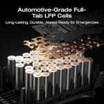 EF ECOFLOW DELTA 3 Ultra Plus Portable Power Station with AC Cable and 400W Solar Panel, 3072Wh LiFePO4 Battery, 3600W (7200W Surge) Output, Expandable to 11kWh, Reliable Home Battery Backup