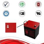 Neptune Power Product Brand NT1250 12V 5Ah Rechargeable SLA Battery - Replacement for Vista 20P ADT W/ F1 Terminals Home Alarm System Battery Back Up, Car, Scooter, Truck