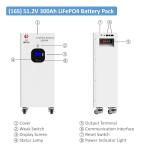 SaiJiaoYang 15kwh Lifepo4 48V 300Ah Lithium Battery, Build in 16S 200A BMS Deep Cycle with CAN and RS485 Communication Interface, Ideal for Home Energy Storage, RV, Solar, Off-Grid 51.2V 300Ah