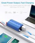 BESTEK 500W Pure Sine Wave Car Power Inverter