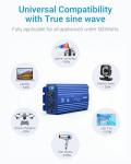 BESTEK 500W Pure Sine Wave Car Power Inverter