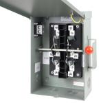 200A Generator Transfer Switch,48000W General-Duty Double-Throw Safety Switch,120/240-Volt,Stronger&Stability,Meeting NEMA 3R Standards for Outdoor and Indoor