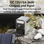 Power Bank 60000mAh Power Station High Capacity Fast Charging PD 65W LiFePO4 Portable Outdoor Generator with DC 12V/3A Output & LCD Display Battery Bank for iPhone 17, Samsung, iPad,MacBook & Camping
