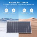 Callsun 400W Solar Panel, 4 Pcs 100 Watt Solar Panel with High-Output Design,High Efficiency Monocrystalline PV Module for for 12V/24V/48V System,RV,Home,Rooftop,Farm,Off-Grid Cabin,Emergency Backup