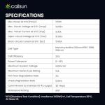 Callsun 400W Solar Panel, 4 Pcs 100 Watt Solar Panel with High-Output Design,High Efficiency Monocrystalline PV Module for for 12V/24V/48V System,RV,Home,Rooftop,Farm,Off-Grid Cabin,Emergency Backup