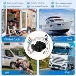 Starlink Mini Power Supply Starlink Mini 12V Adapter 12V/24V to 30V 3.5A, Waterproof DC Step Up Converter with Female Plug 9-28V Input for RV/Off-Grid/Marine, Starlink Mini Accessories