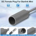 Starlink Mini Power Supply Starlink Mini 12V Adapter 12V/24V to 30V 3.5A, Waterproof DC Step Up Converter with Female Plug 9-28V Input for RV/Off-Grid/Marine, Starlink Mini Accessories
