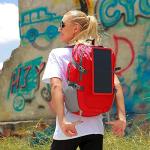 ECEEN Solar Backpack Travel Daypack Lightweight Packable with Solar Panel Charger for Phone Power Bank Outdoor Emergency Charger Camping Beach Essentials Gears