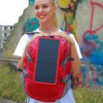 ECEEN Solar Backpack Travel Daypack Lightweight Packable with Solar Panel Charger for Phone Power Bank Outdoor Emergency Charger Camping Beach Essentials Gears