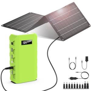 24000mAh Solar Power Bank for Camping & Emergencies
