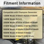 Fuel Shut Off Valve, M10 x 1.25 Generator Gas Tank Switch Valve for Engines Compatible with Go Karts and Mini Bikes and Small Engine Gas Tanks