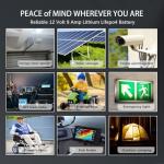 12V 9Ah Rechargeable Lithium Battery 2 Pack, 4000+ Deep Cycle LiFePO4 12 volt 9 amp Replacement for Alarm System, Universal 6FM9 1290 SLA Battery, Ride on Toys, Fish Finder, 15A BMS, F1 F2 Terminal