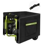 Zenicham Outdoor Generator Cover While Running, 600D Polyester Waterproof Generator Covers for Outside Fade and Tear Resistant, All-weather Generator Enclosure 26”Lx20”Wx20”H (Black)