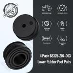 68325-Z07-003 Lower Rubber Foot Pads - by Huthbrother, Compatible With HD EB2000i & EU2000i, Fits Generator Lower Foot Rubber for EU2200 and EB2200 - Replace 68325-Z39-C90, 68325-Z44-A30 (4)