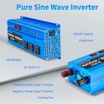 1000W Pure Sine Wave Inverter with USB Ports