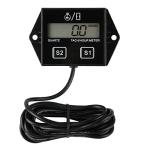 Runleader Digital Hour Meter Tachometer, Maintenance Reminder, Battery Replaceable, Automatically shutdown, Use for ZTR Lawn Mower Tractor Generator Marine Snowmobile.