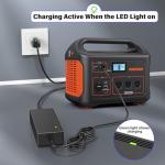 24V 180W Generator Charger for Jackery 1000 Portable Solar Generator Power Station Power Cord AC Adapter Compatible with Jackery Explorer 1000 880 E1000 E880 1002Wh 880Wh 3x1000W Charging Plug Cable