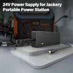 24V 180W Generator Charger for Jackery 1000 Portable Solar Generator Power Station Power Cord AC Adapter Compatible with Jackery Explorer 1000 880 E1000 E880 1002Wh 880Wh 3x1000W Charging Plug Cable