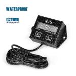 Runleader Digital Hour Meter Tachometer, Maintenance Reminder, Battery Replaceable, Automatically shutdown, Use for ZTR Lawn Mower Tractor Generator Marine Snowmobile.