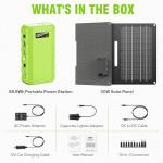 24000mAh Solar Power Bank for Camping & Emergencies