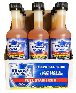 Ethanol Shield Fuel Stabilizer 8 oz CASE of 9. Prevents Corrosion - Gasoline Treatment That Protects Fuel System- Fuel Saver - Each 8 oz Bottle Treats up to 80 gallons.