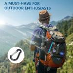 Luvknit Solar Charger Power Bank 20,000mAh Portable Wireless Charger, Fast Charging External Battery Bank with 6 Outputs for Cell Phones, Portable Solar Panel with Dual Flashlight for Camping