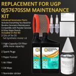 Universal Generator Part Replacement Maintenance Kit 0J57670SSM for Select Generac 410cc and 990cc Engines for Home Stand by Back Up Generators Ranging from 7kw to 18kw, with Full Synthetic Motor Oil