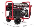 All Power, APGG10000-10,000 Watt Starting Power Generator JD Engine Gasoline Electric Start Portable Wheel Steel Frame