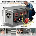 GEHENG Generator Covers, Generator Covers While Running, Top Can Be Opened for Refueling, 600D Silver Coated Oxford Waterproof Cloth+200D Flexible Fabric Inner Lining, Double Layer Material