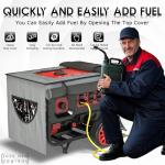 GEHENG Generator Covers, Generator Covers While Running, Top Can Be Opened for Refueling, 600D Silver Coated Oxford Waterproof Cloth+200D Flexible Fabric Inner Lining, Double Layer Material