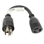 Parkworld 885217 Power Adapter Cord Generator 4-Prong 30 AMP Twist Lock L14-30 Plug to Welding L6-20 Receptacle