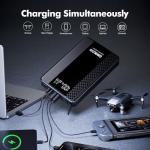 GOOLOO Discovery 100 Portable Power Station, 99.9Wh Portable Generator with Lithium Battery and 100W Peak AC Outlet, 1-Hour Fast Charging Power Bank for Camping and Home Backup