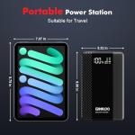 GOOLOO Discovery 100 Portable Power Station, 99.9Wh Portable Generator with Lithium Battery and 100W Peak AC Outlet, 1-Hour Fast Charging Power Bank for Camping and Home Backup