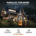 maXpeedingrods 3400 Watt Portable Inverter Generator Gas Powerd, Compact and Lightweight RV Ready Generator for Outdoor Camping, Home Backup