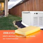 ZHRANXZ2-Pack 0J8478 0J8478S Air Filter, Fits Generac 14kW 16kW 18kW 20kW 22kW Guardian Evolution Series Home Standby Generator (2013 & Newer) w/ 990CC 999CC Engine, Replaces OEM 0J8478S