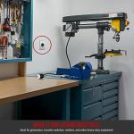 ENERLITES NEMA L5-30R Flush Mounting Locking Receptacle for Generator, Twist Lock Outlet, 30 Amp, 125 Volt, 2 Pole, 3 Wire Grounding, Industrial Grade, UL Listed, 66440-BK, Black