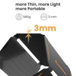FlexSolar 30W Portable Solar Panel Chargers QC3.0 18W USB-A USB-C Output Foldable Small Power Emergency ETFE Panels IP67 Waterproof Camping Backpacking Hiking for Cell Phone Power Banks Flashlight