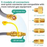Propane to Natural Gas Conversion Kit with Hose
