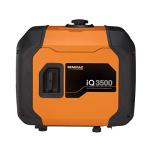 Generac 7127 iQ3500 3,500-Watt Gas-Powered Portable Inverter Generator - Durable, Lightweight Design - Speed Selection for Quiet Performance or Maximum Power - CARB Compliant - Orange/Black