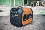 Generac 7127 iQ3500 3,500-Watt Gas-Powered Portable Inverter Generator - Durable, Lightweight Design - Speed Selection for Quiet Performance or Maximum Power - CARB Compliant - Orange/Black