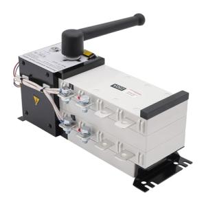 110V 250A Dual Power Industrial Automatic Transfer Switch, 4P Dual Power Generator Changeover Switch for Hospitals, High-Rise Buildings, Shopping Malls, Factories, Support Manual/Auto Adjustment