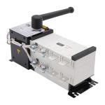 110V 250A Dual Power Industrial Automatic Transfer Switch, 4P Dual Power Generator Changeover Switch for Hospitals, High-Rise Buildings, Shopping Malls, Factories, Support Manual/Auto Adjustment