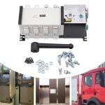 110V 250A Dual Power Industrial Automatic Transfer Switch, 4P Dual Power Generator Changeover Switch for Hospitals, High-Rise Buildings, Shopping Malls, Factories, Support Manual/Auto Adjustment