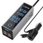 BMK BMK 300W Car Power Inverter with 12V to 110V Dual AC Outlets & 4 Fast USB Ports (QC3.0 & PD), Car Outlet Adapter with LCD Display, Smart Cooling for Laptop/CPAP/Travel