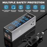 BMK BMK 300W Car Power Inverter with 12V to 110V Dual AC Outlets & 4 Fast USB Ports (QC3.0 & PD), Car Outlet Adapter with LCD Display, Smart Cooling for Laptop/CPAP/Travel