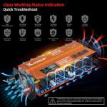 2000W Pure Sine Wave Inverter, Car Power Inverter, 12V DC to 110V, with Type-C, Dual 5.2V/2.4A USB, 3AC Outlets for Home,Camping, RV, Truck, Vehicles