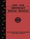 THE ABSOLUTE BEST 1935 1936 CHEVROLET CAR & TRUCK FACTORY REPAIR SHOP & SERVICE MANUAL - FOR ALL MODELS