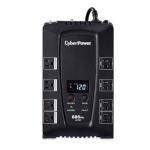 CyberPower CP685AVRLCD Intelligent LCD UPS Battery Backup and Surge Protector, 685VA/390W, 8 Outlets, AVR, Compact, UL Certified